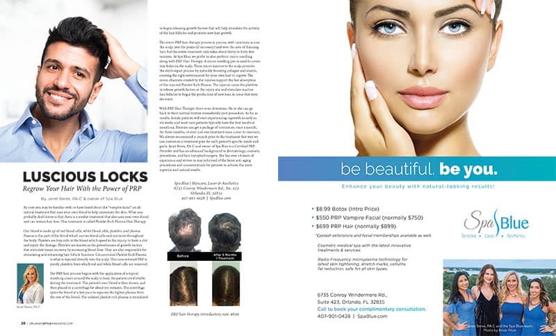 Luscious Locks - Spa Blue Skin Care & Laser Center in Orlando, FL